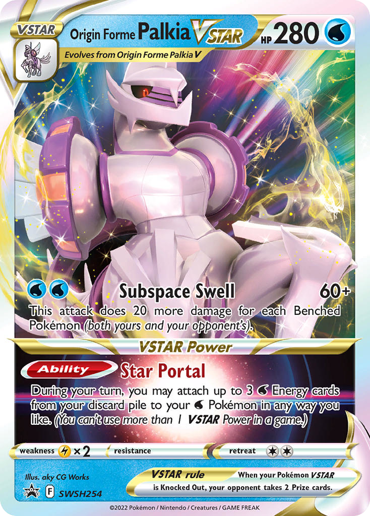 Sword & Shield Promo’s Origin Forme Palkia VSTAR #254